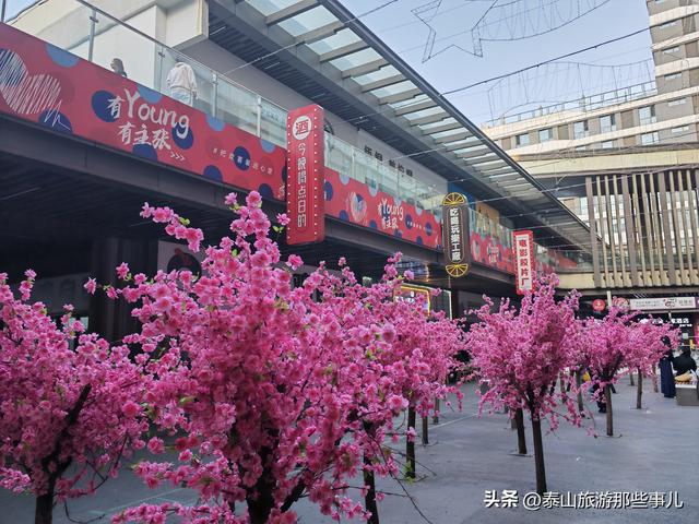 泰安：它是最红火的步行街之一，上榜山东省30大特色商业街