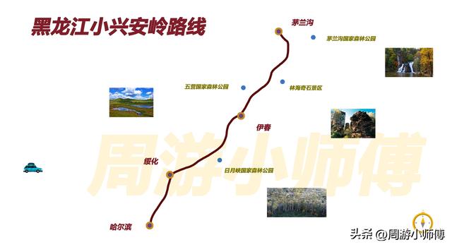 50幅北方旅游路线地图集合旅行者必备参考，带你玩转北方