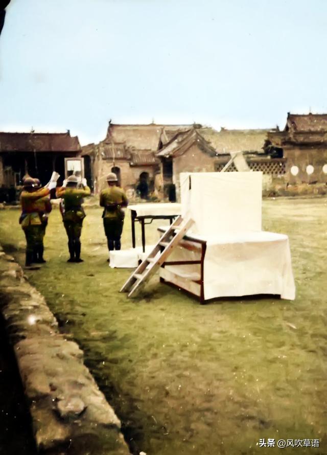 1939年，河南新乡原阳县原武镇：古老的玲珑塔，装神弄鬼的鬼子兵
