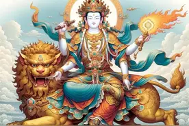 恭喜您刷到文殊菩萨，文殊菩萨庇佑您孩子，金榜题名，一帆风顺图片
