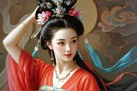 油画中的七仙女图片