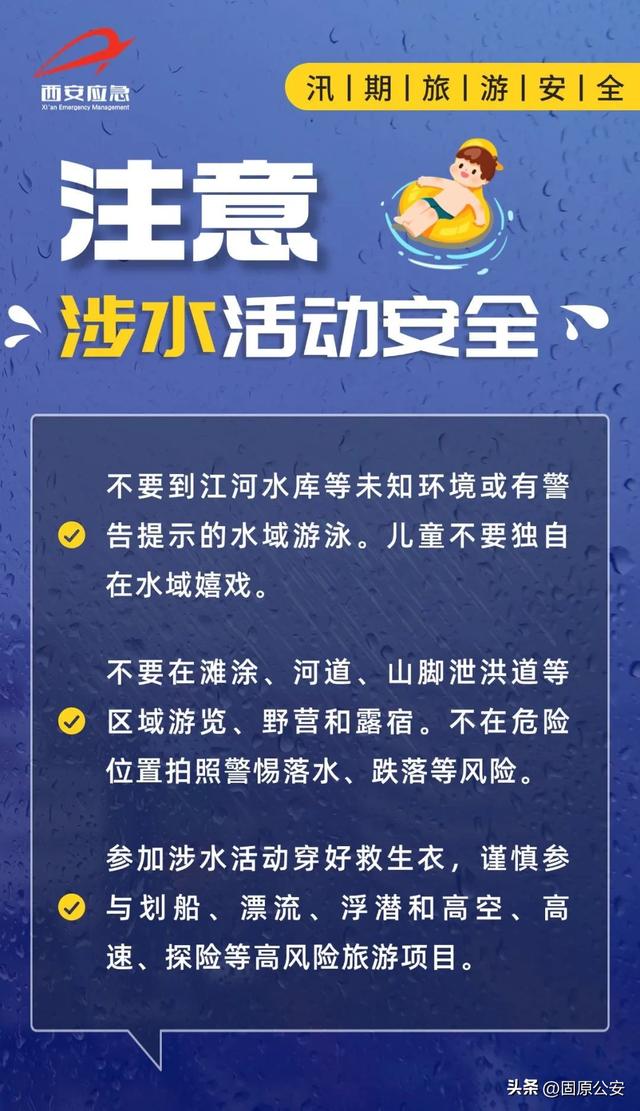 安全提示 | 暑期+汛期，出游5类隐患、6项提示→