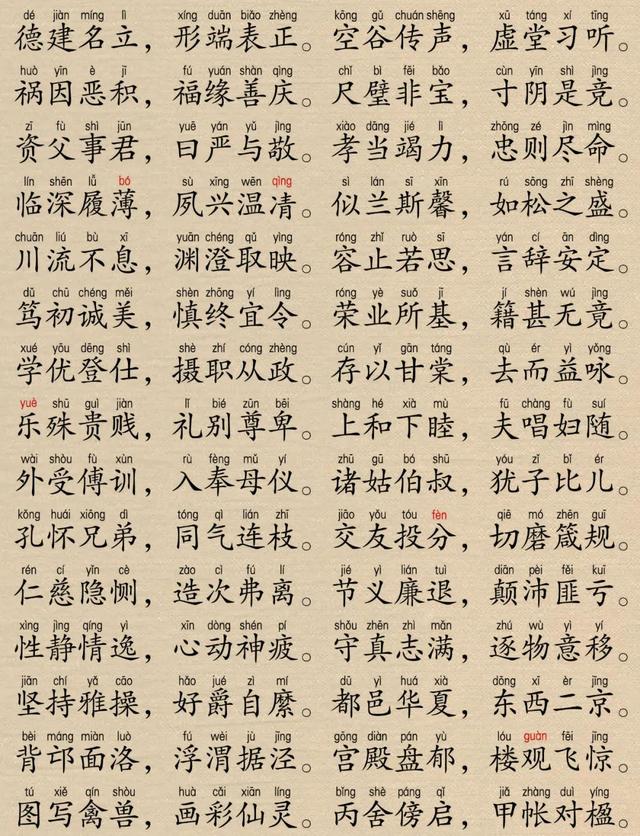 千字文（注音版）