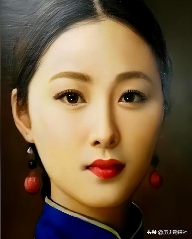 这就是陕西女首富周莹的样貌，并非演员扮演，货真价实的珍贵画像