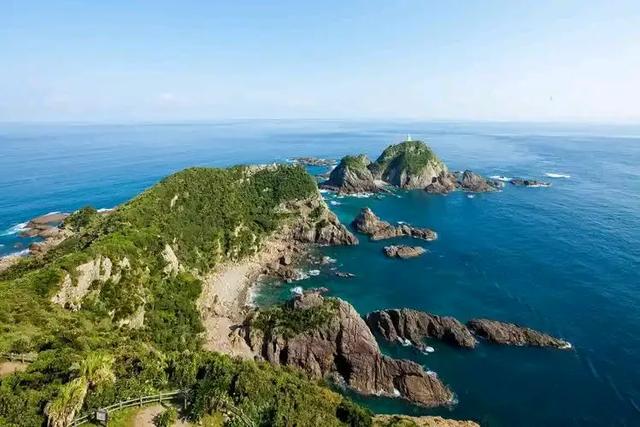 日本九州岛的雾岛地区与屋久岛