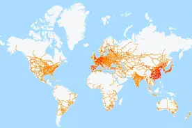 中国及全球铁路地图，最新！图片