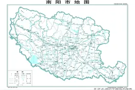 河南省南阳市地图（含县）-高清版图片