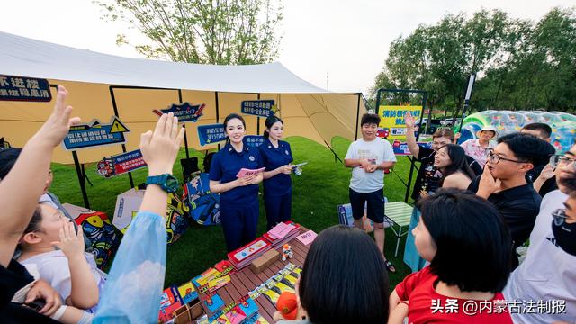 消防宣传融入露营场景 互动体验筑牢安全防线