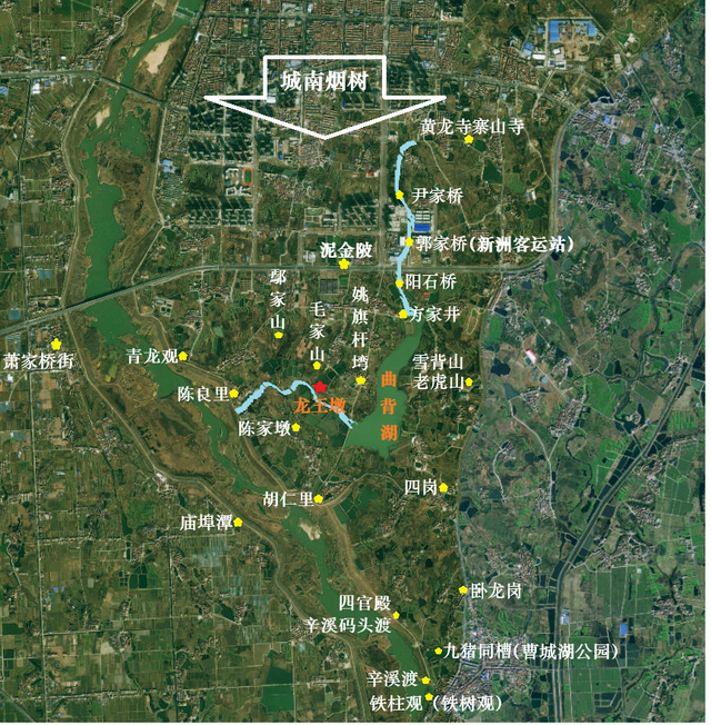 新洲大学城依山傍水的辛冲曲背湖的历史探轶