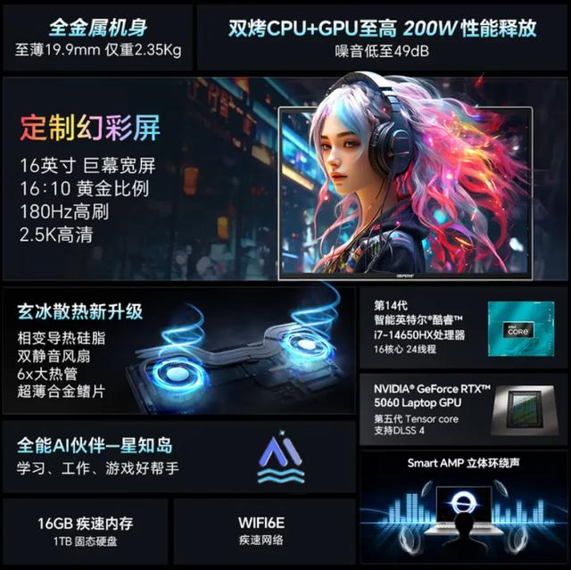 iGame M16 悦享版和MEOW R16 Pro上架 5999元拿下RTX5070