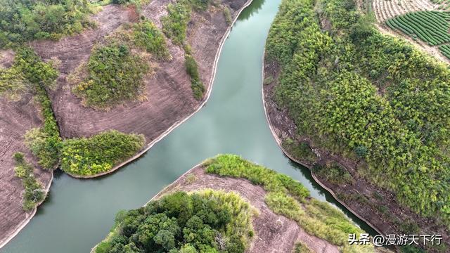 武义双岩里水库景美，周末放松的好地方