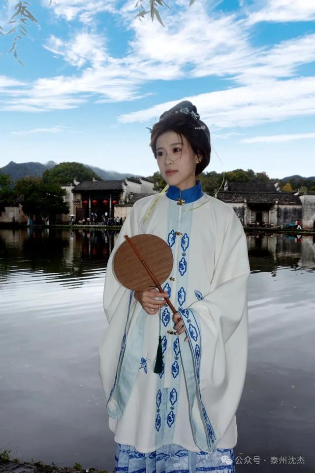 汉服旗袍美女秀宏村