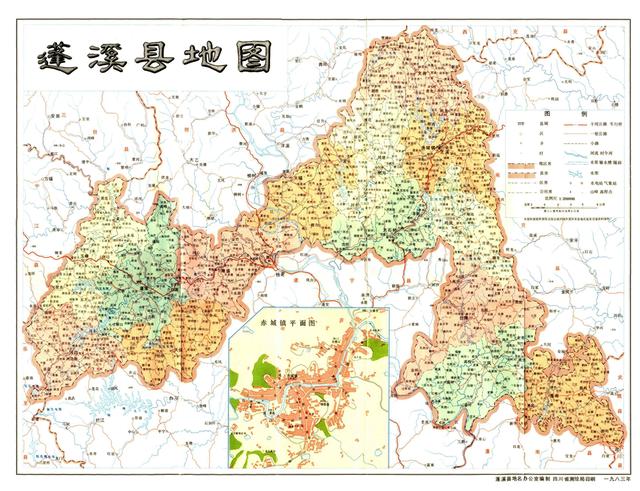 四川省蓬溪县历史沿革及行政区划