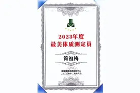 贵州1人被评为“最美体质测定员”图片