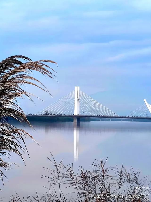 秋雨中的汉中湿地