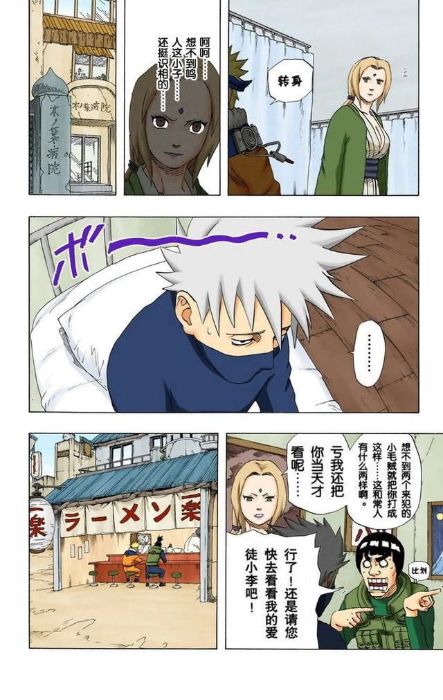 火影忍者彩漫 第二十卷 第五代火影纲手，鸣人佐助天台对决