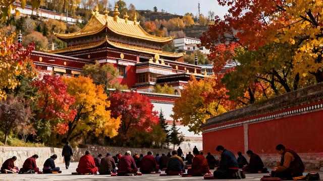 湟水鎏金映秋廓，昆仑披彩入诗行！西宁秋韵，高原上的斑斓史诗