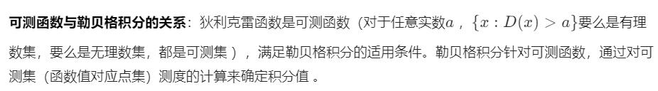 狄利克雷函数的勒贝格可积分性质插图7 狄利克雷函数的勒贝格可积分性质