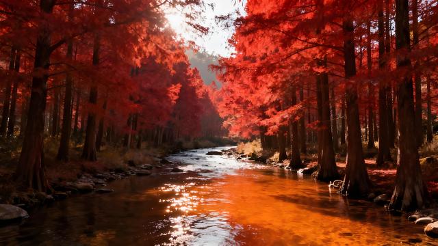 丹枫醉染千嶂赤，溪山岁稔入画来 —— 浙江宁波四明山秋韵漫笔