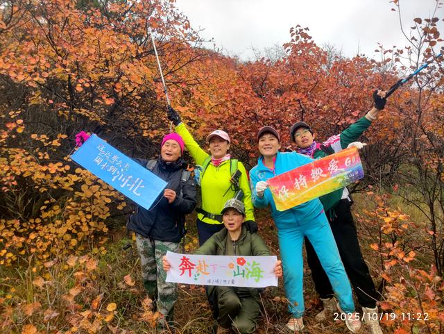 雾锁风挡山，红叶引客来