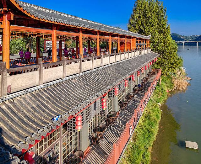 2024深秋四川行14 阆中古城2嘉陵江游船码头、华光楼、中天楼