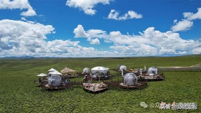 甘南合作：美仁草原铺展诗画风光 八方游客沉醉秋日美景