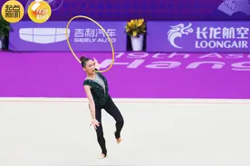 陕西运动员王子露亮相杭州亚运会艺术体操个人全能资格赛图片