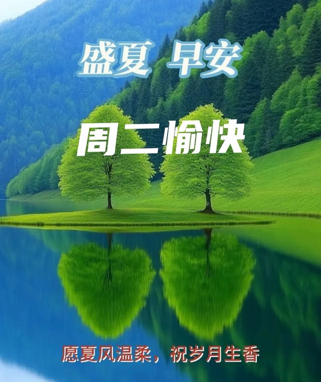 2025年7月29日早上好 早上好温馨问候语 最新早安精美图片 周二愉快