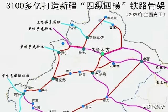 喀什到重庆的火车，为啥绕库尔勒却不走去和田的路？
