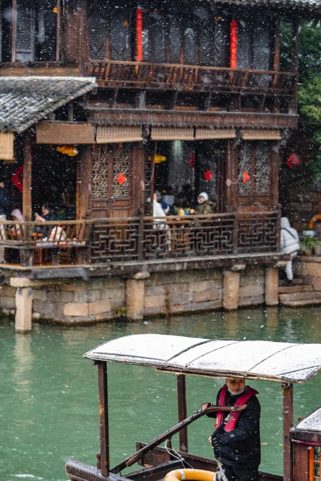 乌镇的雪景很曼妙