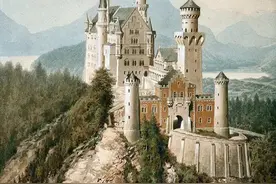 落榜艺术生，希特勒的画作图片