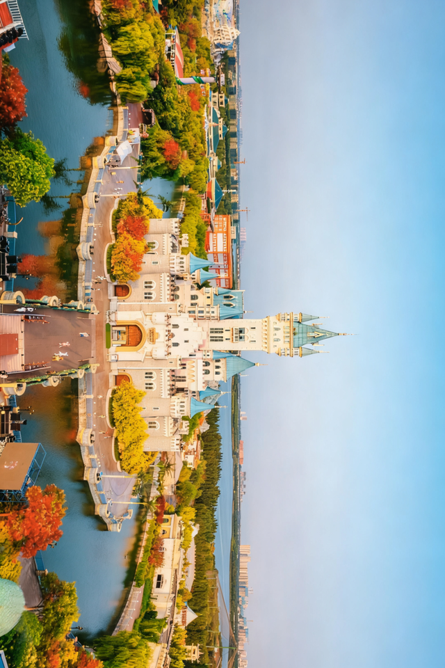 生态城的秋天，已经美得不像样了