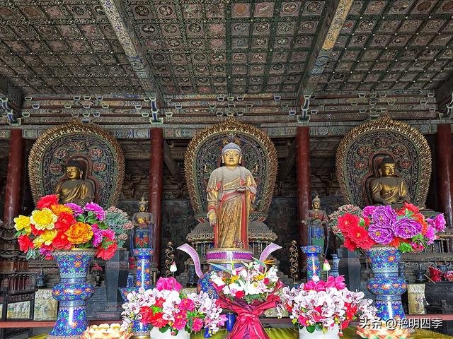 华严寺：“八大辽构”之七，拥有最美辽塑菩萨和最美古代书橱
