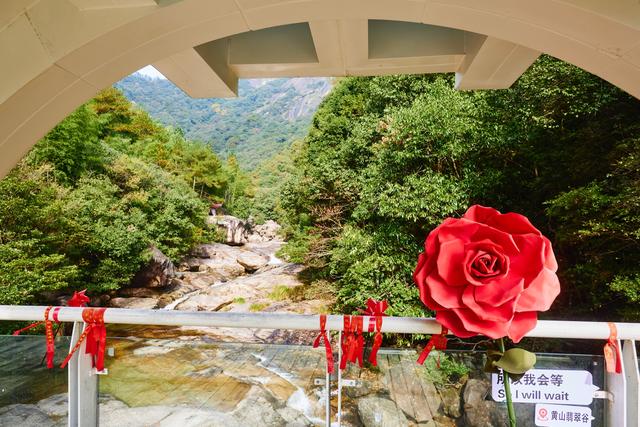 黄山翡翠谷秋韵，溪水映红叶，藏在山水间，一步一景皆是诗情画意