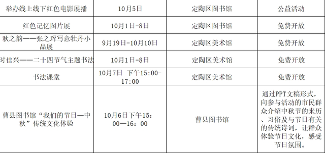 斑斓美景迎国庆，花样文旅贺中秋 | 菏泽市95项文旅活动全面开启