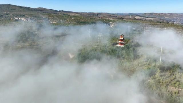 “仙境”通渭！秋日晨雾勾勒山河朦胧美