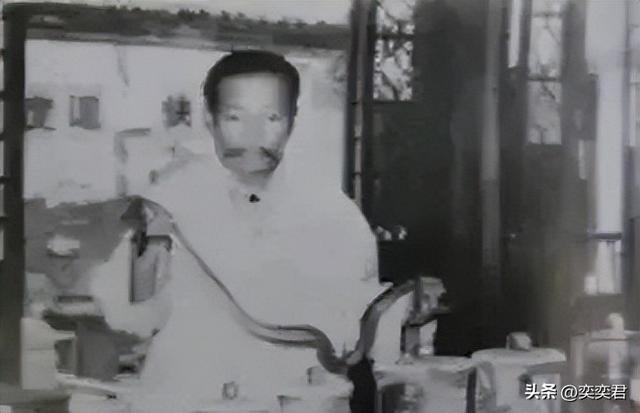 大爷故意让毒蛇咬自己舌头，等蛇放完毒，他一口咬下蛇头