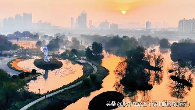 汉中清晨的“流动水墨画”，美成冬日限定仙境！