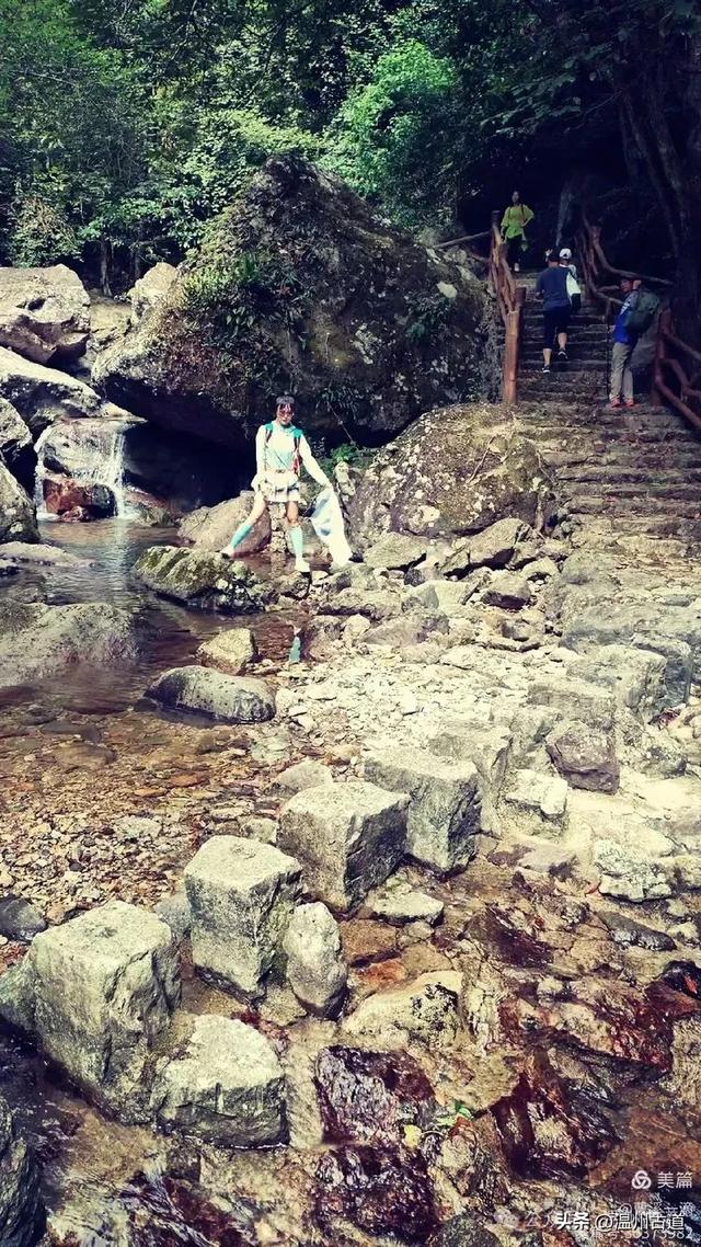 温州高山峡谷隐藏的小众秘境,驴友的瀑降宝藏地!雨后风光绝佳!