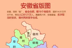 安徽省16市人口与经济实力排名图片
