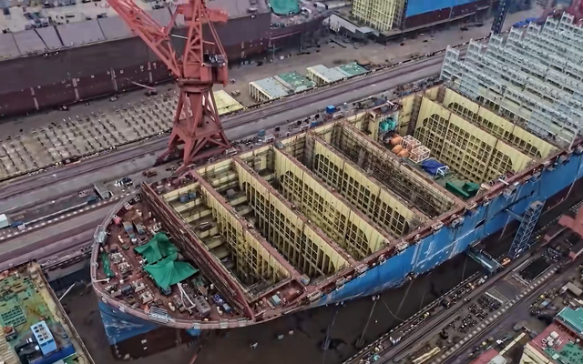 美国征税卡脖子？民船军工海工三位一体！中国造船速度让日韩懵圈