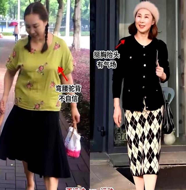“运动”与“不运动”的女人比，40岁后差距能有多大？看完我惊了