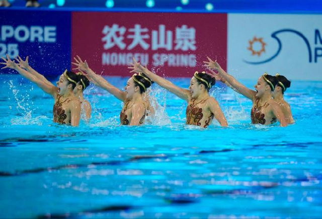 7月22日游泳世锦赛，中国队创造历史再夺一金，徐汇妍拿第3金