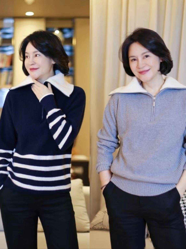 这才是50岁女人该有的冬季穿搭，既保暖又体面，想不优雅都难