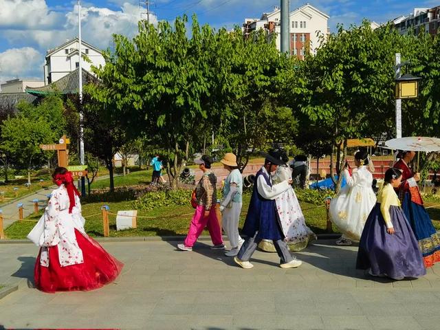 延吉市的中国朝鲜族民俗园