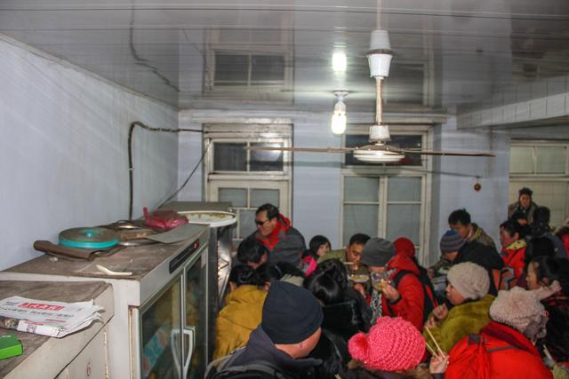 十二年前我在千山五龙宫寺庙吃粥！