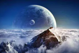 其实地球不是悬浮在宇宙空间中而是一直在向下坠落？图片