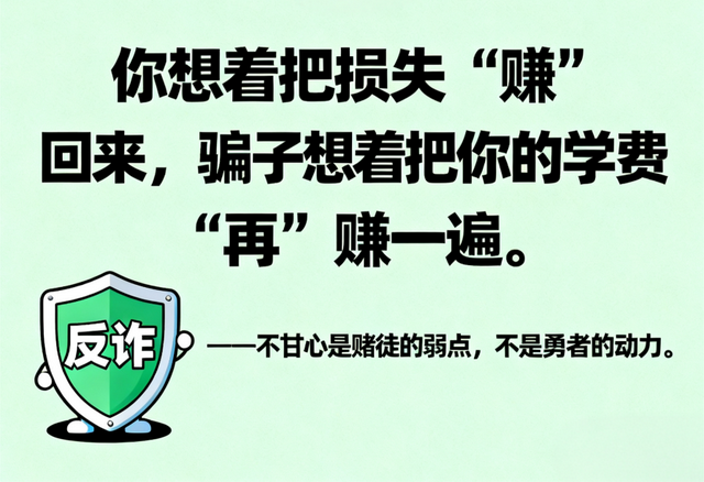 为什么有些人，会在同一个坑里被骗两次？