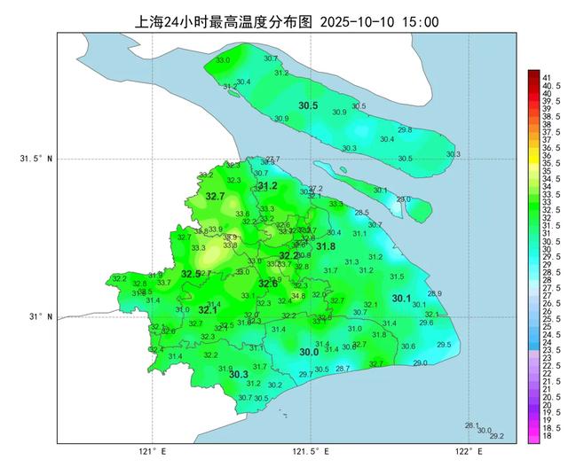 未来3天最高温可达33~34度，或连续刷新10月中旬同期气温最高纪录！秋天你到底在哪里……