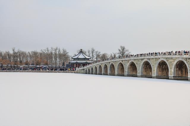 雪后颐和园 美如水墨画